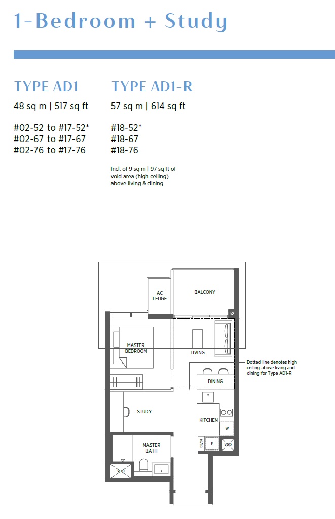 Parc Esta 1 Bedroom Floor Plan 6