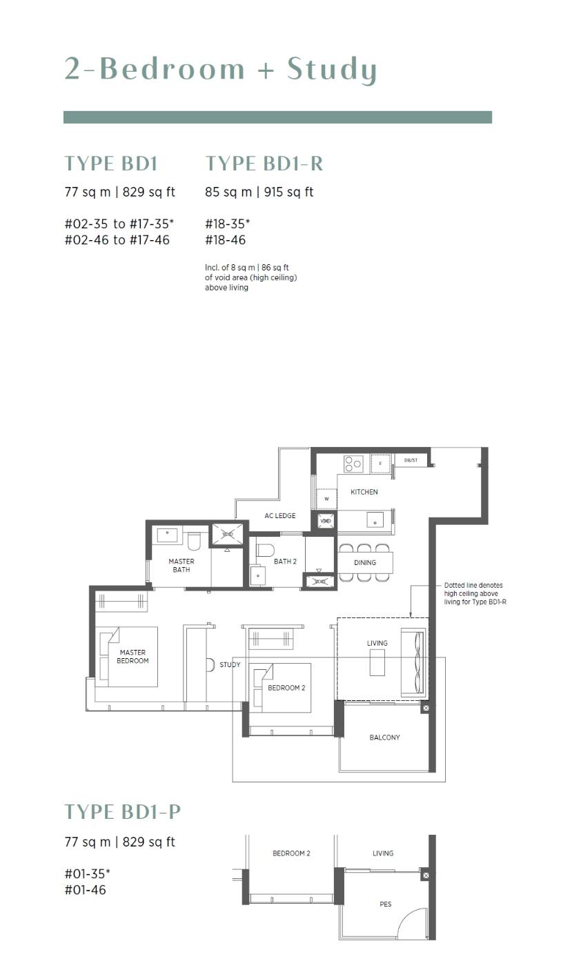 Parc Esta 1 Bedroom Floor Plan 10