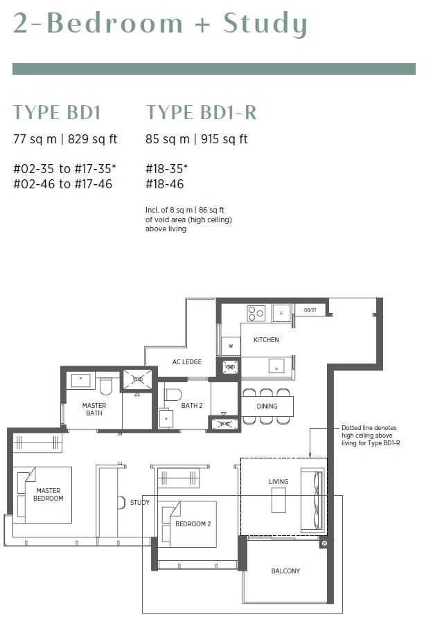 Parc Esta 1 Bedroom Floor Plan 12