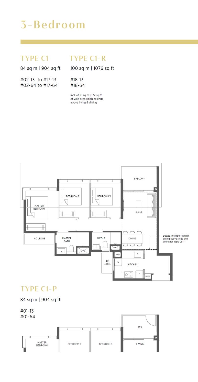 Parc Esta 1 Bedroom Floor Plan 16