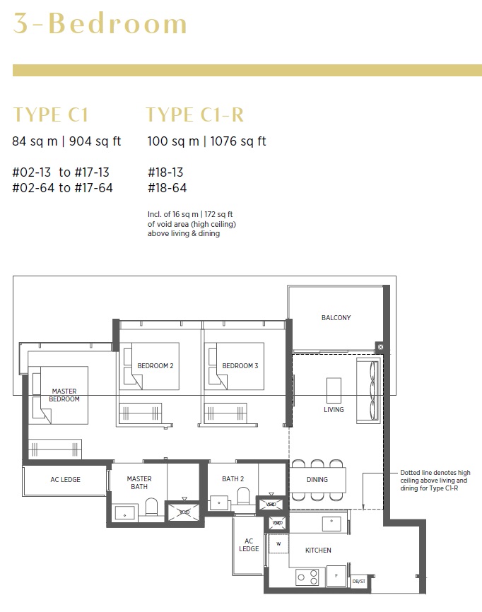 Parc Esta 1 Bedroom Floor Plan 17