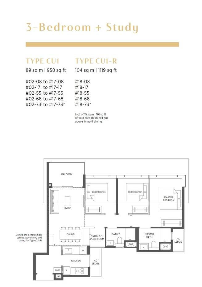 Parc Esta 1 Bedroom Floor Plan 23